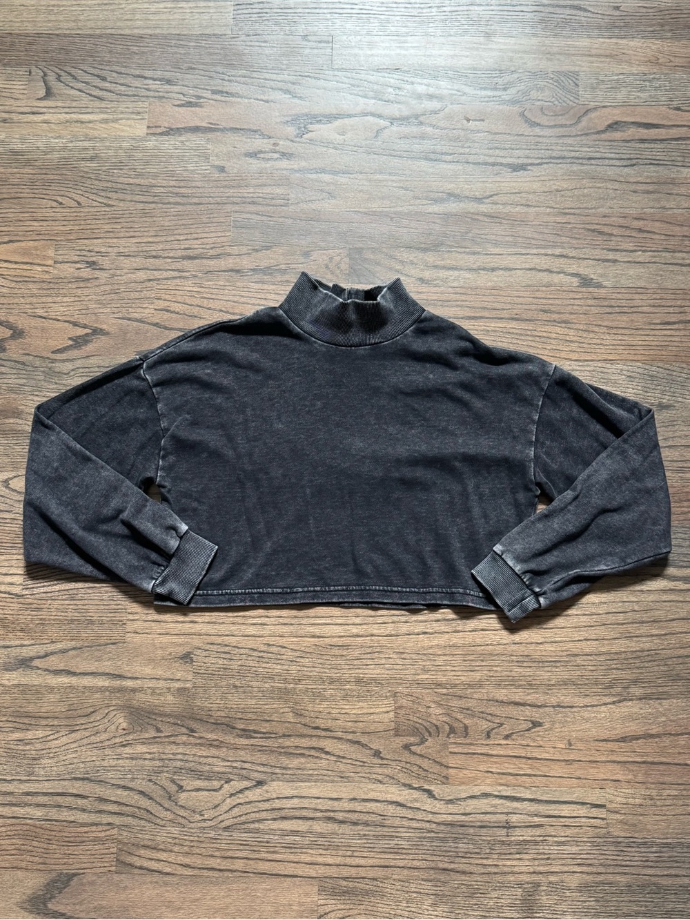 Garage Mock Neck Crop Top!
